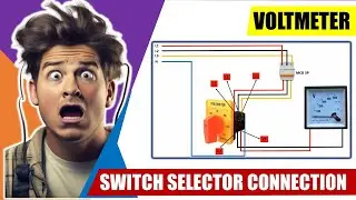 voltmeter connection with selector switch | 3 Phase Voltmeter Selector Switch
