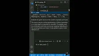 Функция eval - выполняем код из строки 