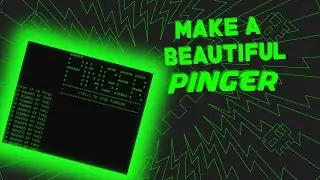 How To Make A Pinger Fast And Easy!