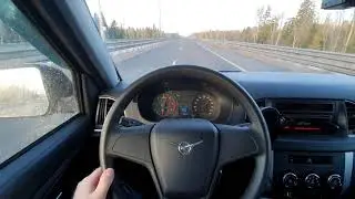 Мучения водителя уаза на скорости 130
