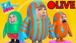 FALL GUYS WITH BLOX4FUN SQUAD (Live Stream)