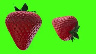 (Free video) Strawberry GREEN SCREEN