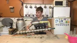 Testing the distillation column!