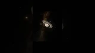 Saturn Moons Circling Around It  