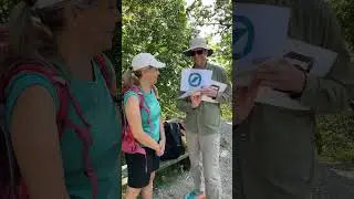 Quizzing Italian Hikers on Outdoor Brands #Shorts