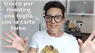 Trucco per rivestire una teglia con la carta forno