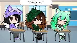 Pov: You drop a pen during a quiet test