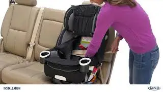 Graco® 4Ever® Family Forward-Facing Seat Belt Installation with Belt Lock-Off