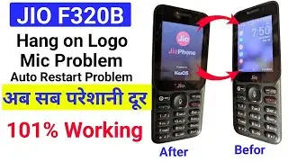 jiophone f320b hang on logo solution!!jiophone f320b mic change hang on logo jiophone 320b logo me