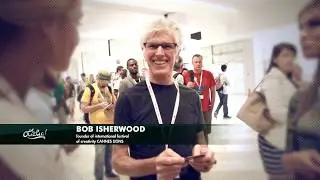 Olialia Island Team members meets Bob Isherwood at Cannes Lions Festival