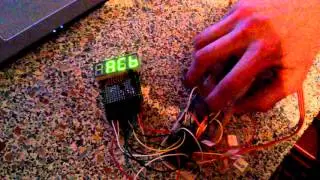 Реализация меню на ATmega8A с выводом информации на семисегментник