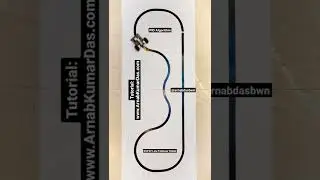 ESP32 - QTR-8RC PID Line Follower Robot : www.ArnabKumarDas.com #shorts #electronics #robot #diy