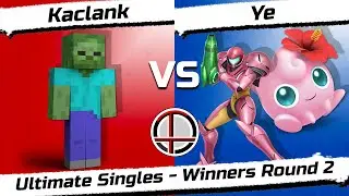 Should've Teched #40 - Kaclank (Steve) Vs Ye (Jigglypuff, Samus) - Winners Round 2