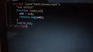 example of use of strict in javascript