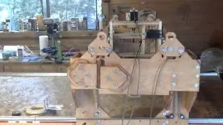 Gearbox cnc test run