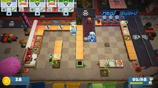 [OVERCOOKED 2] LEVEL 1-3 -- WASH YOUR OWN DIRTY PLATES [5¾]