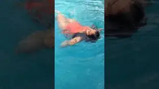 Lovely orange mermaid