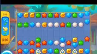 Самый большой БУМ в игре фишдом      Big BOOM In game Fishdom LEVEL 708 (💣 AND ϟ)