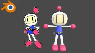 FREE low poly Bomberman