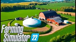 МОЙ МАЛЕНЬКИЙ БИОГАЗОВЫЙ ЗАВОД И ПЕРВЫЕ ПРОБЛЕМЫ!!! Farming Simulator 22