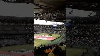 Modern Morse code at the stadium 