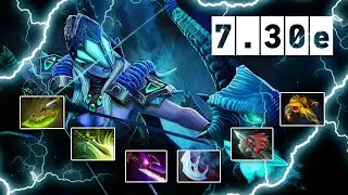 Dota 2 7.30E Drow Ranger guide how to vs counter pick MARCI and  LYCAN.Best hero in patch 7.30E .