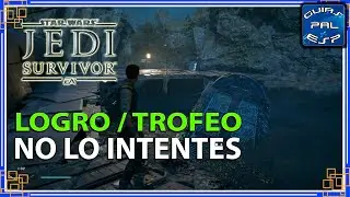 Logro / Trofeo "No lo intentes" -  Ayuda a sacar una nave de los pozos de Brea - Jedi Survivor