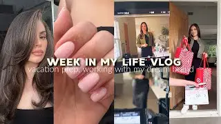 Week In My Life Vlog ♡ Prepping for Vacation, Working with my DREAM Brand, & More!
