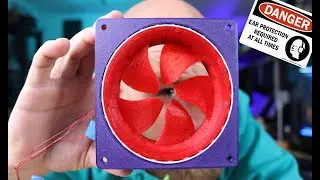 I made a HUBLESS PC fan and it’s so loud!