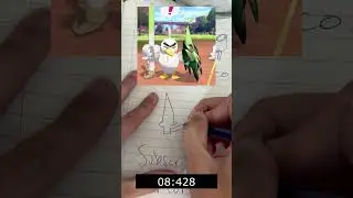 Drawing A Pokemon From Memory in 15 Seconds (Round 50 - Sirfetch'd)