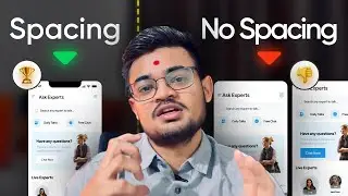 Improve Spacing In UI Design | UI Design Spacing | Beginner's Guide for UI Designers