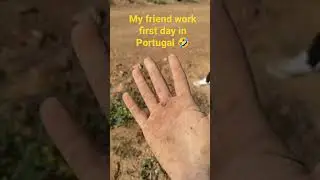 My friend work first day in Portugal 🇵🇹 #portugal