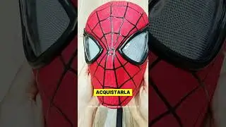 La maschera di Spider-Man 😍 #spiderman #cosplay #ActionFigures