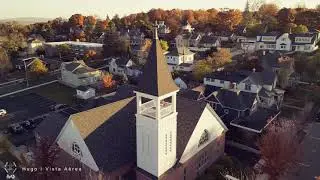 Autumn Colors in Mitchell St, Petoskey | Cinematic 4k | Mini 3 Pro | #hugovistaaerea #dji #autumn