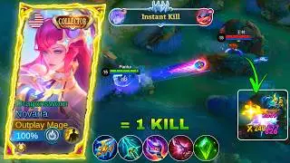 NOVARIA ONE HIT 100% BROKEN BEST DAMAGE BUILD AND EMBLEM 2026 | MOBILE LEGENDS