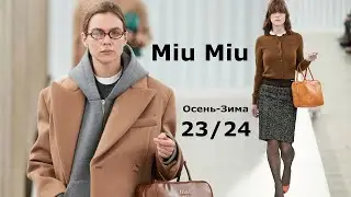 Miu Miu fashion autumn 2023 winter 2024 in Paris 