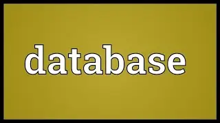 What is Database ? | Database Concept | Database Definition| What is MySQL Database | Database usage