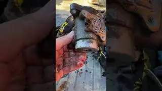 Замена сальника рейки без снятия рейки. Honda saber ua4