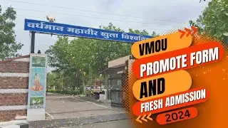 VMOU promote form and fresh admission 2024#vmoukota #vmou #promote