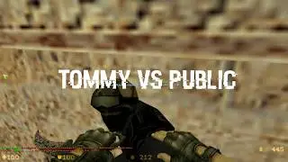 CS 1.6 ✖ ЭТО АИМММ ✖ TOMMY VS PUBLIC ✖ CFG POWER