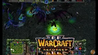 Warcraft III Reforged 🌟 NIGHT ELF VS. TOUGH UNDEAD Gameplay [Strategy Game War Craft 3 Reforged]