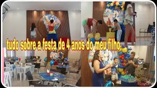 MEU FILHO FEZ 4 ANO, FESTA TEMA SONIC DECORAÇÃO FESTA POR MIM FICOU TUDO PERFEITO E ELE AMOU