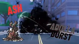 *NEW* ASH ADOLLA BURST showcase in ROBLOX Fire Force Online