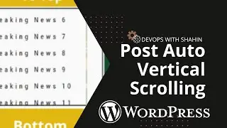 Post Auto Vertical Scrolling | WordPress Plugins