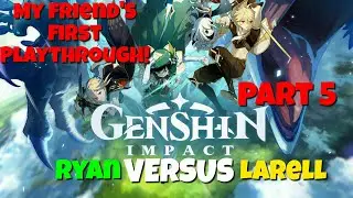 Genshin Impact First Playthrough Versus between my friends Ryan Vs Larell - Part 5 - Kaeya Quest