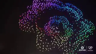 1374 Drones en vol simultané en Chine