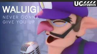 Waluigi - Never Gonna Give You Up (ANIMATION)