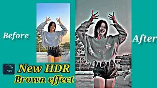 New HDR Brown effect Alight Motion |trending reels efect | Alight motion tutorial in hindi