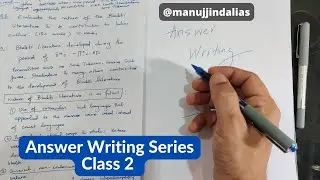 GS 2 Answer Writing for Mains Paper UPSC | Manuj Jindal IAS AIR 53 | Class 2 