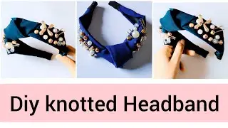 Diy knotted Headband.